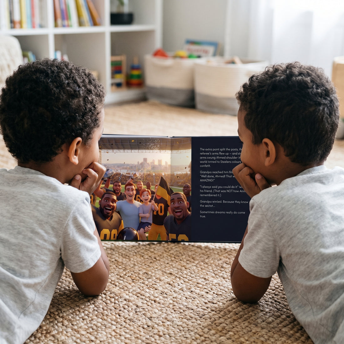 Pittsburgh Steelers Personalised Storybook — Their game-winner page
