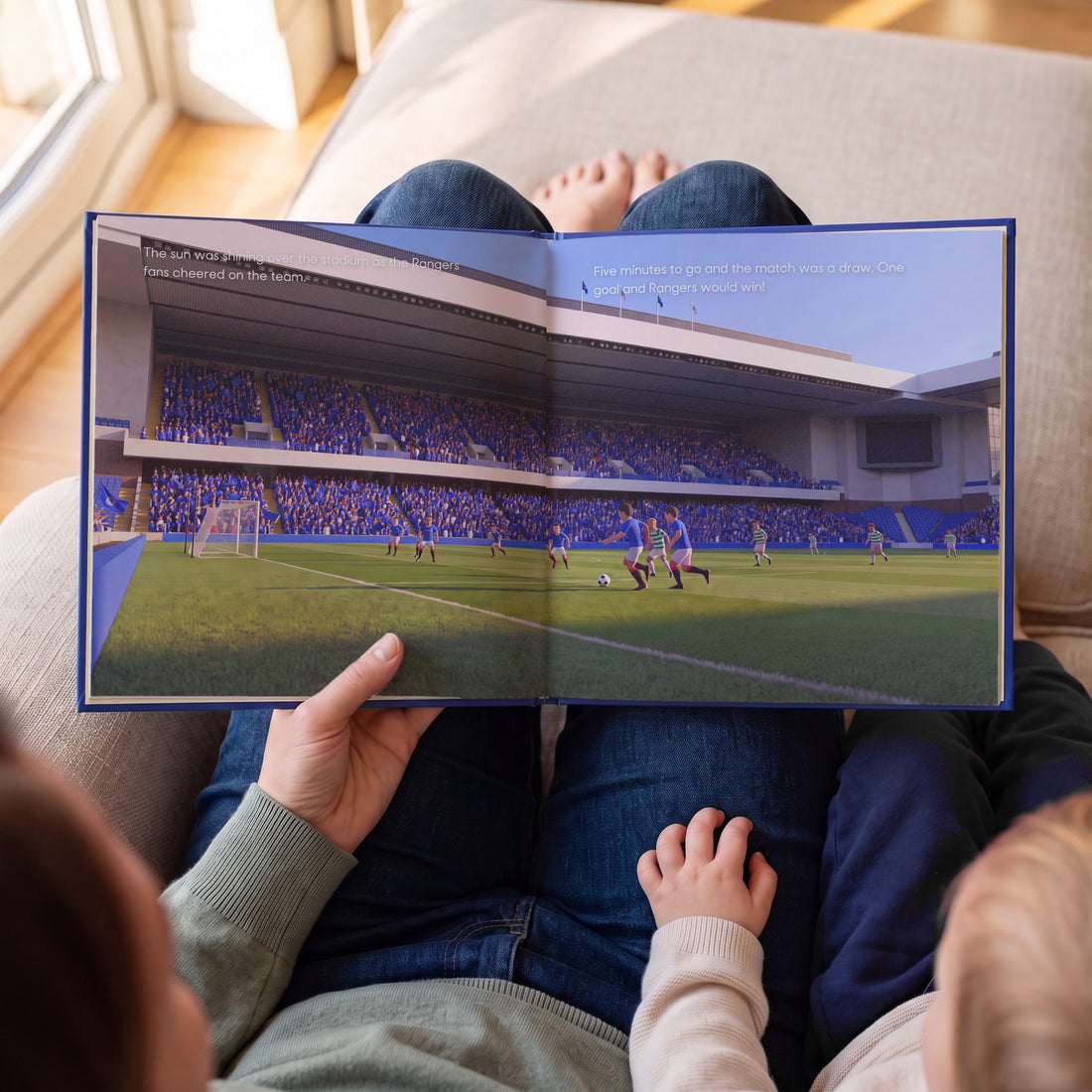 Rangers Personalised Storybook — The biggest game of the season