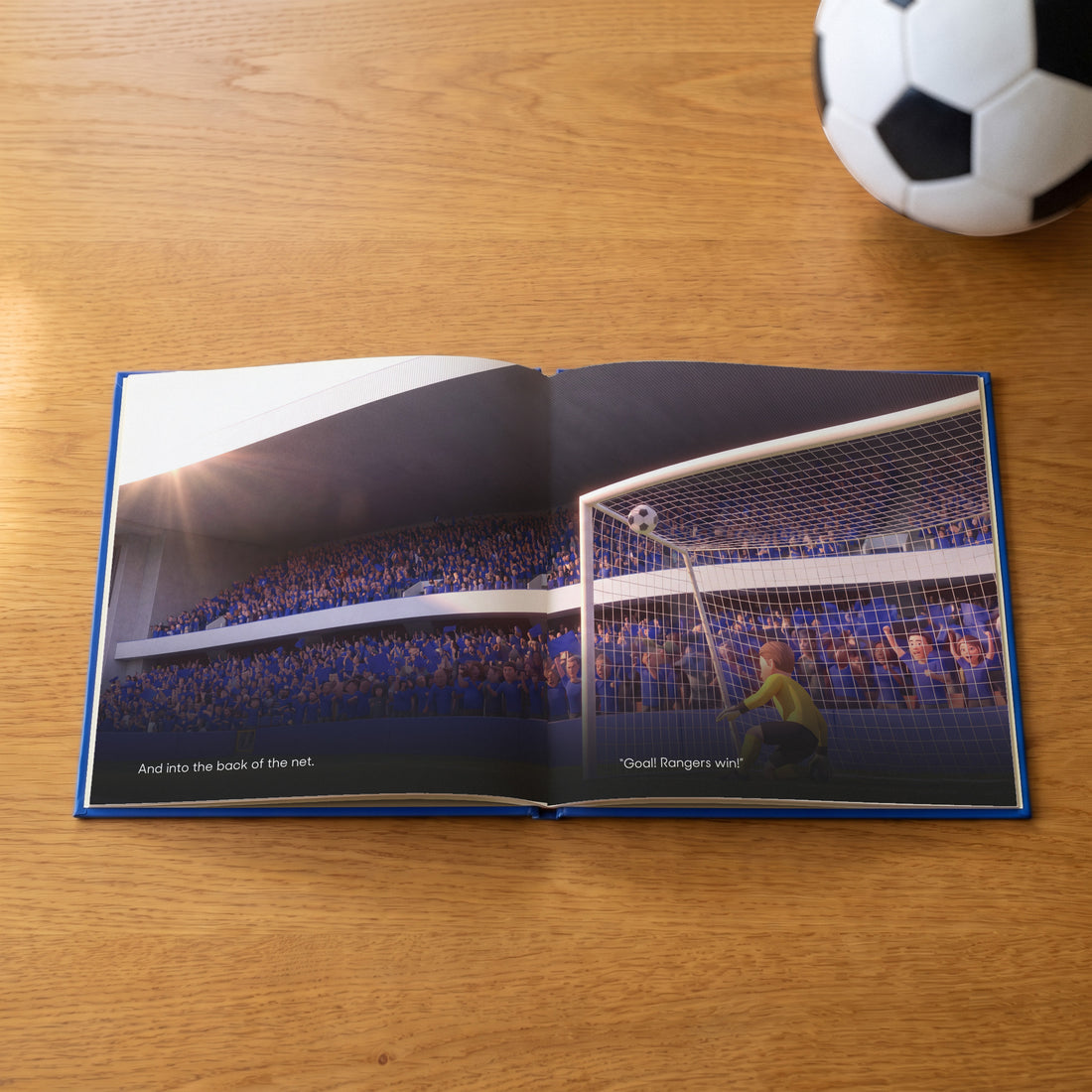 Rangers Personalised Storybook — The winning goal