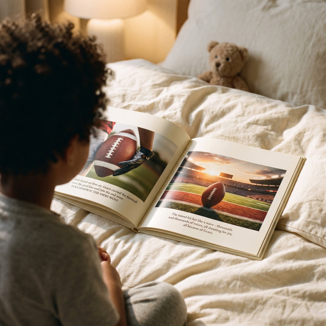 San Francisco 49ers Personalised Storybook — The winning touchdown