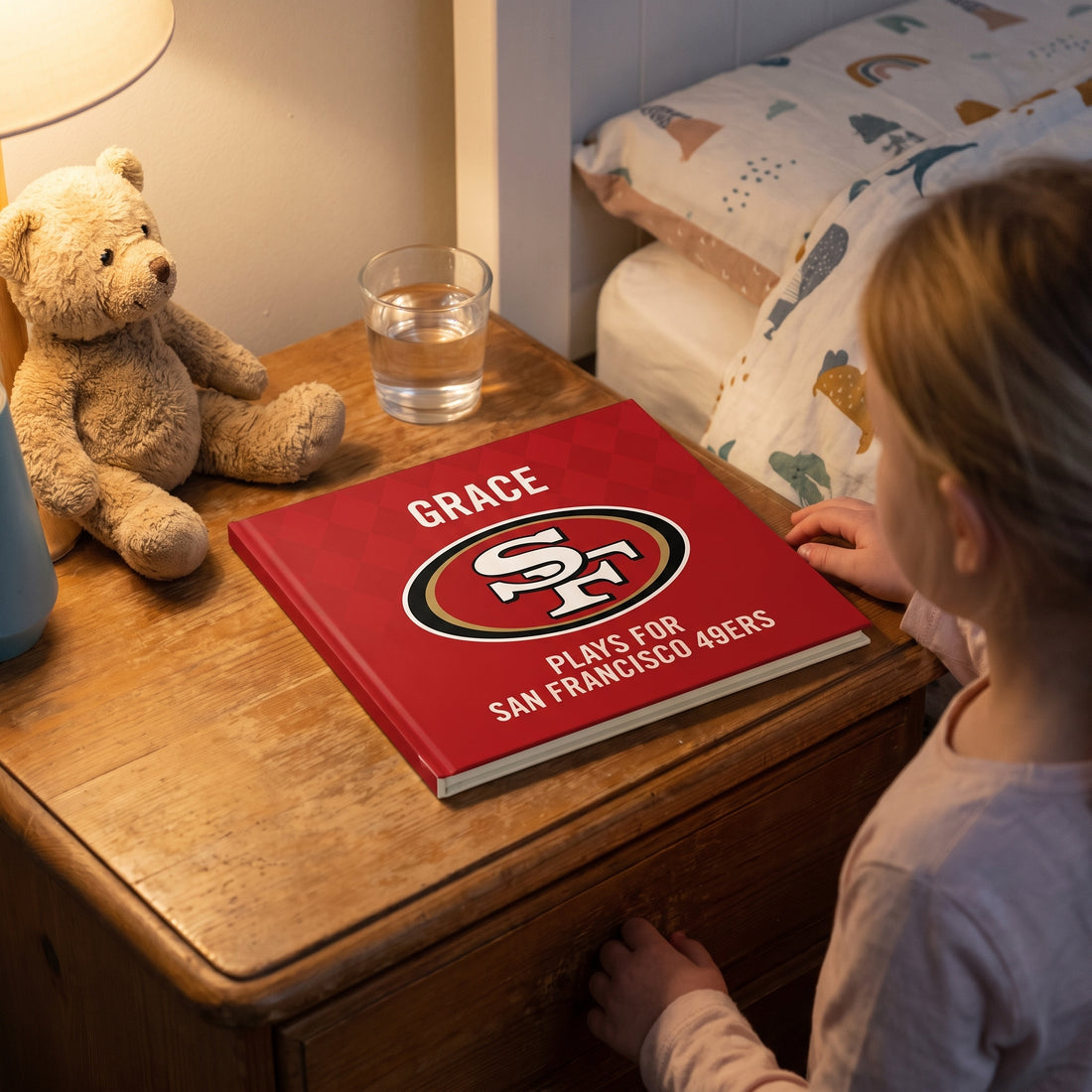 San Francisco 49ers Personalised Storybook — Bedtime favourite