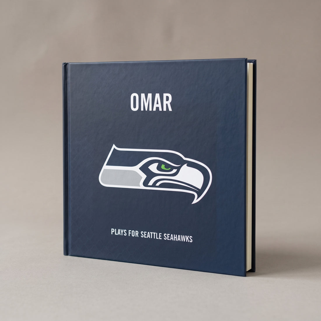 Seattle Seahawks Personalised Storybook — Front cover