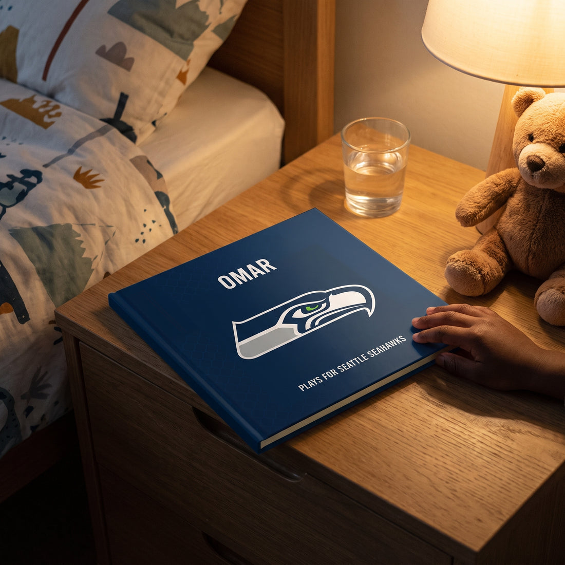 Seattle Seahawks Personalised Storybook — Bedtime favourite