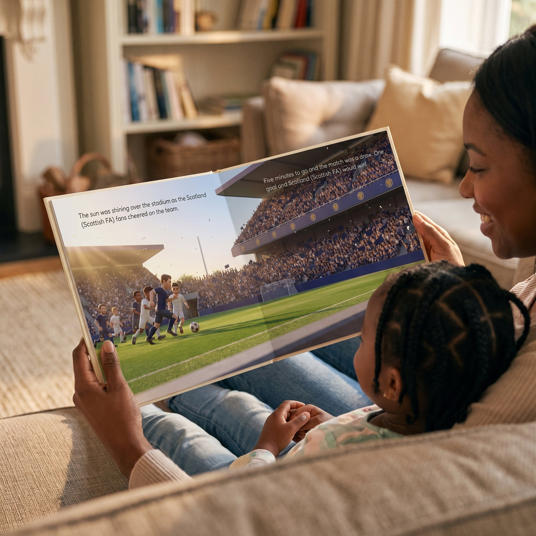Scotland Personalised Storybook — Their name on the shirt
