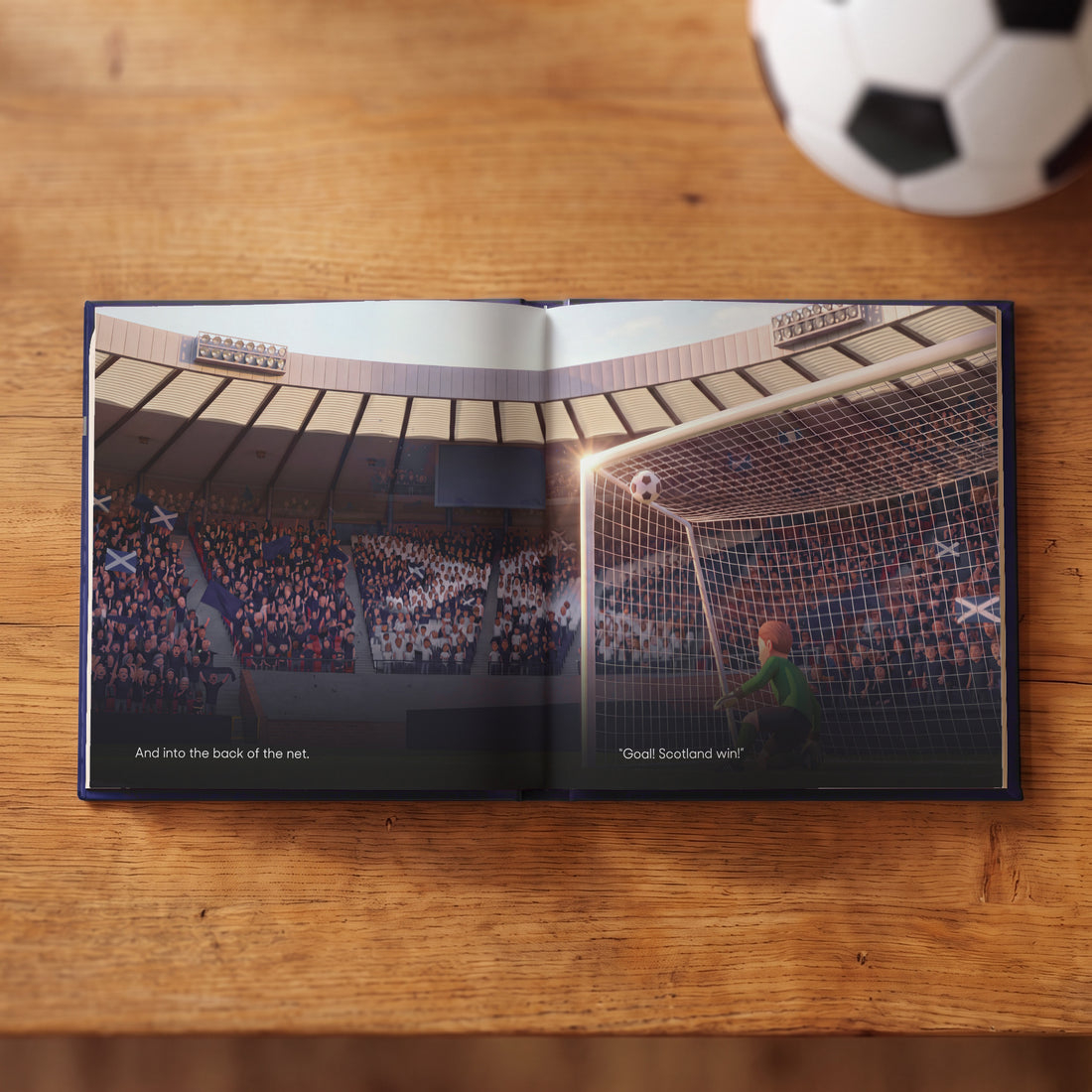 Scotland Personalised Storybook — The winning moment
