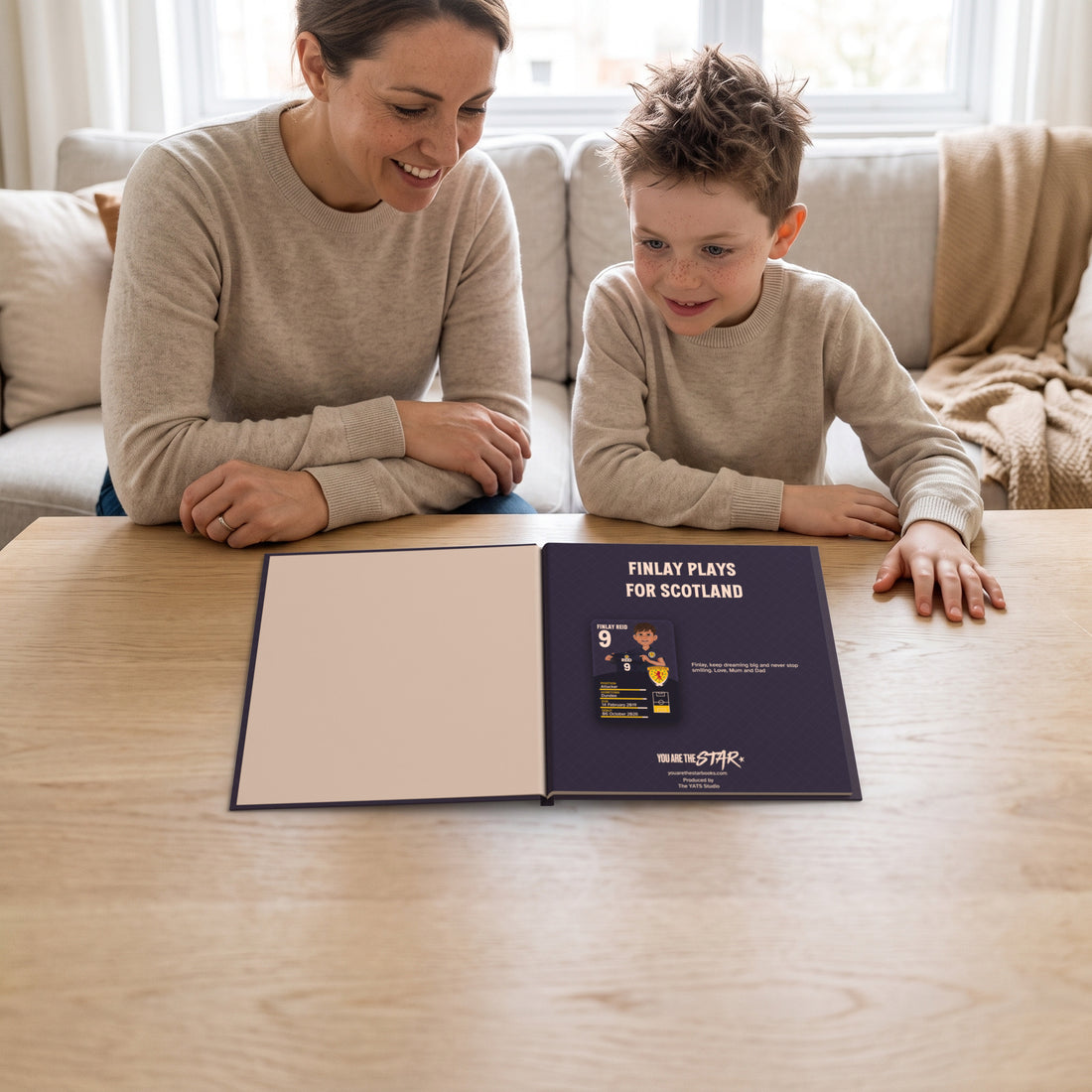 Scotland Personalised Storybook — Reading together
