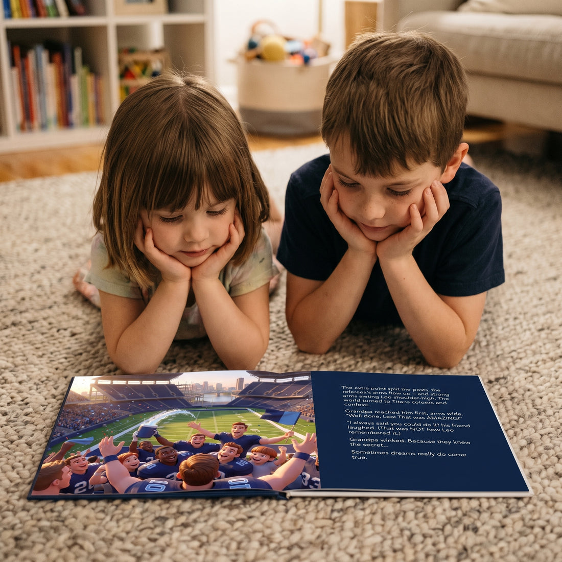 Tennessee Titans Personalised Storybook — Their game-winner page