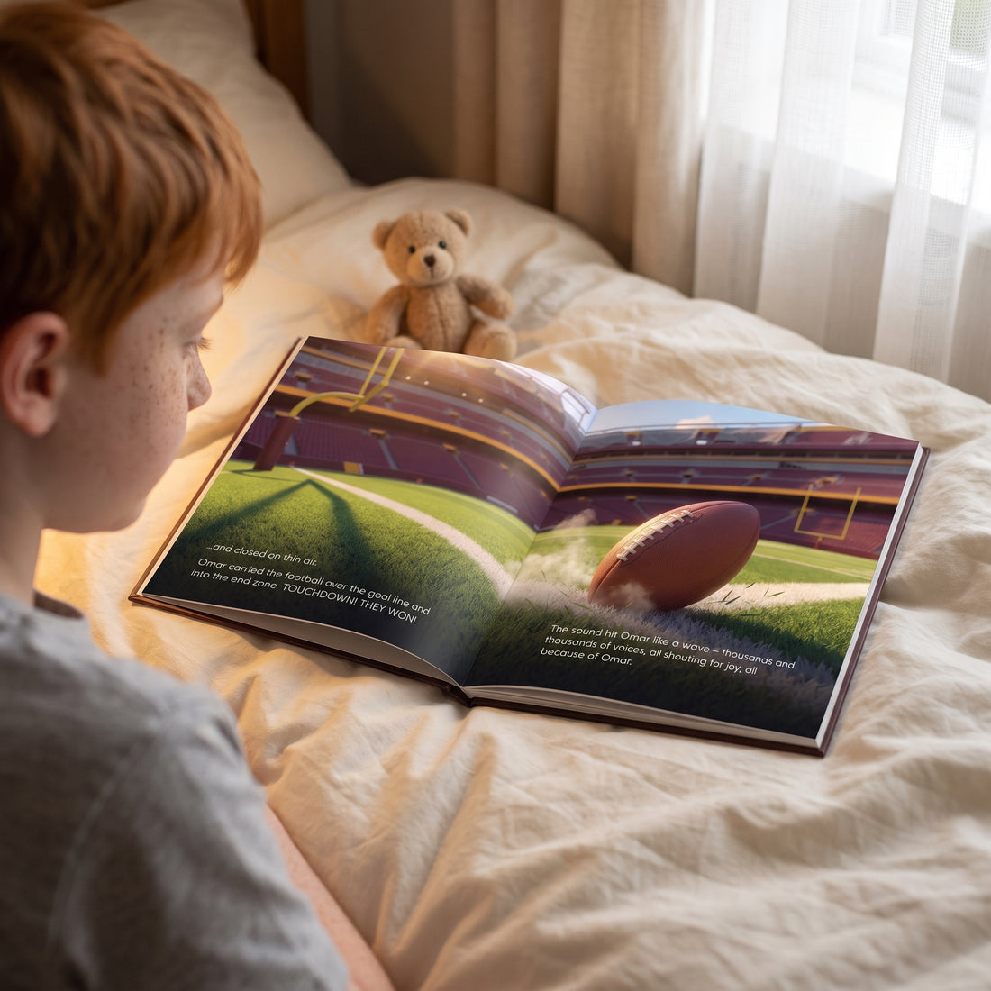 Washington Commanders Personalised Storybook — The winning touchdown