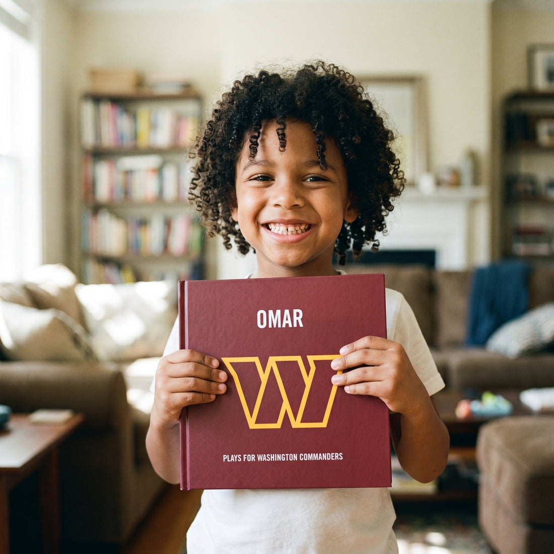 Washington Commanders Personalised Storybook — Loved at home