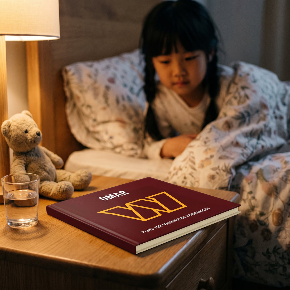 Washington Commanders Personalised Storybook — Bedtime favourite