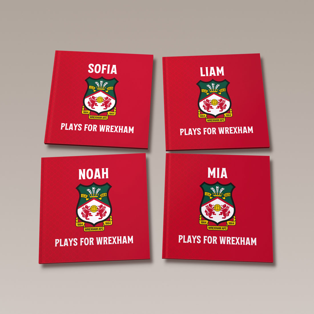 The Only Officially Licensed Wrexham AFC Personalised Children’s Book — Every name belongs