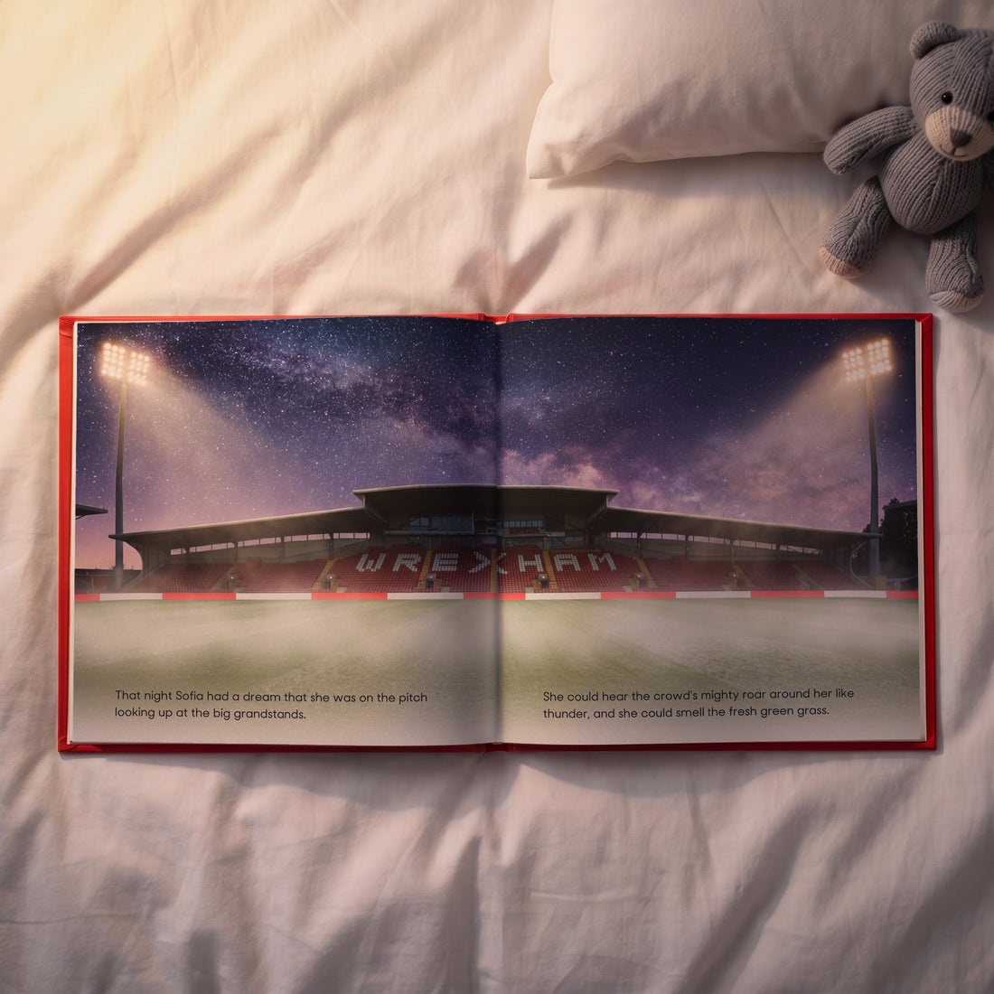 The Only Officially Licensed Wrexham AFC Personalised Children’s Book — Their name in the story