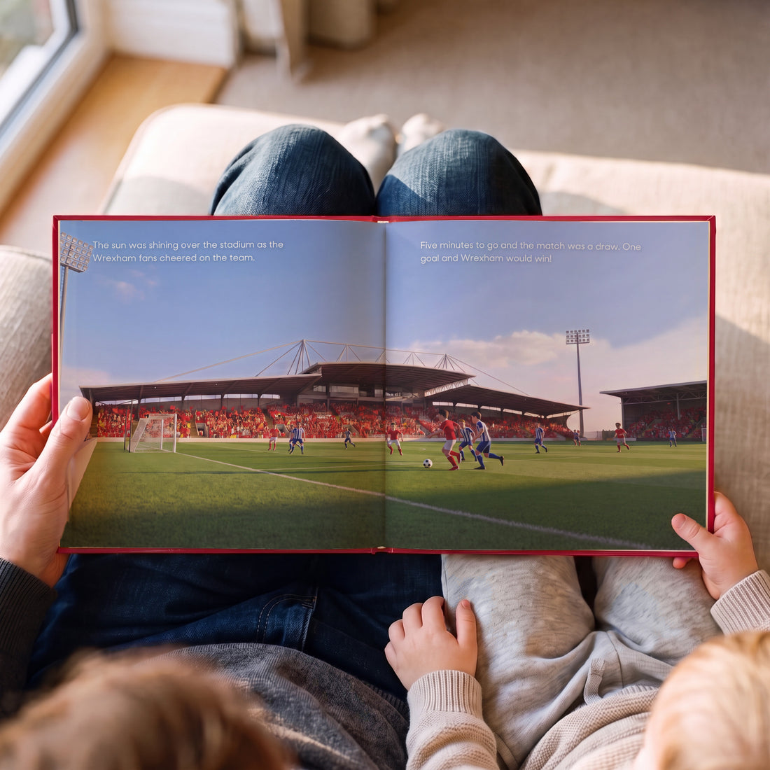 The Only Officially Licensed Wrexham AFC Personalised Children’s Book — The biggest game of the season