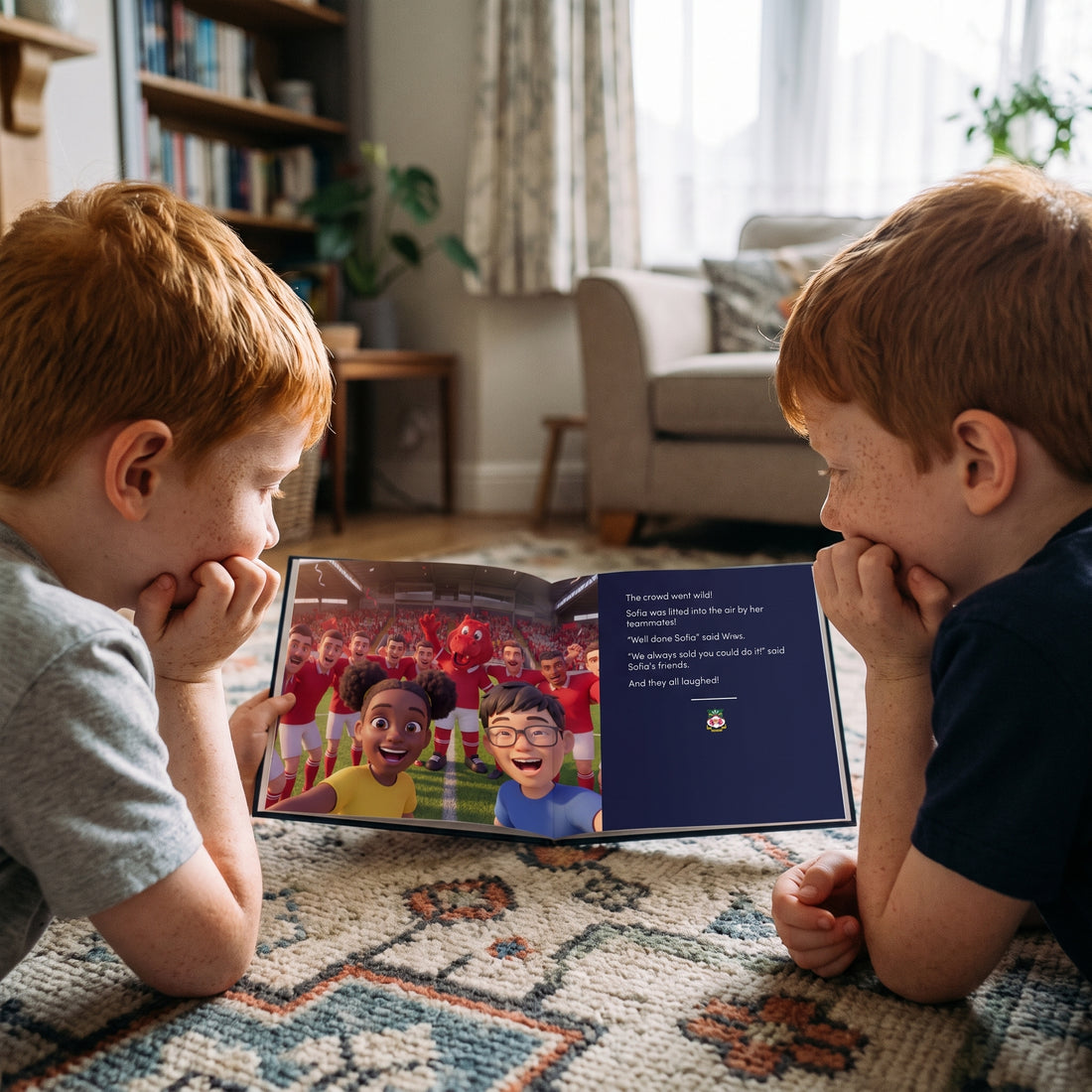 The Only Officially Licensed Wrexham AFC Personalised Children’s Book — Inside the story