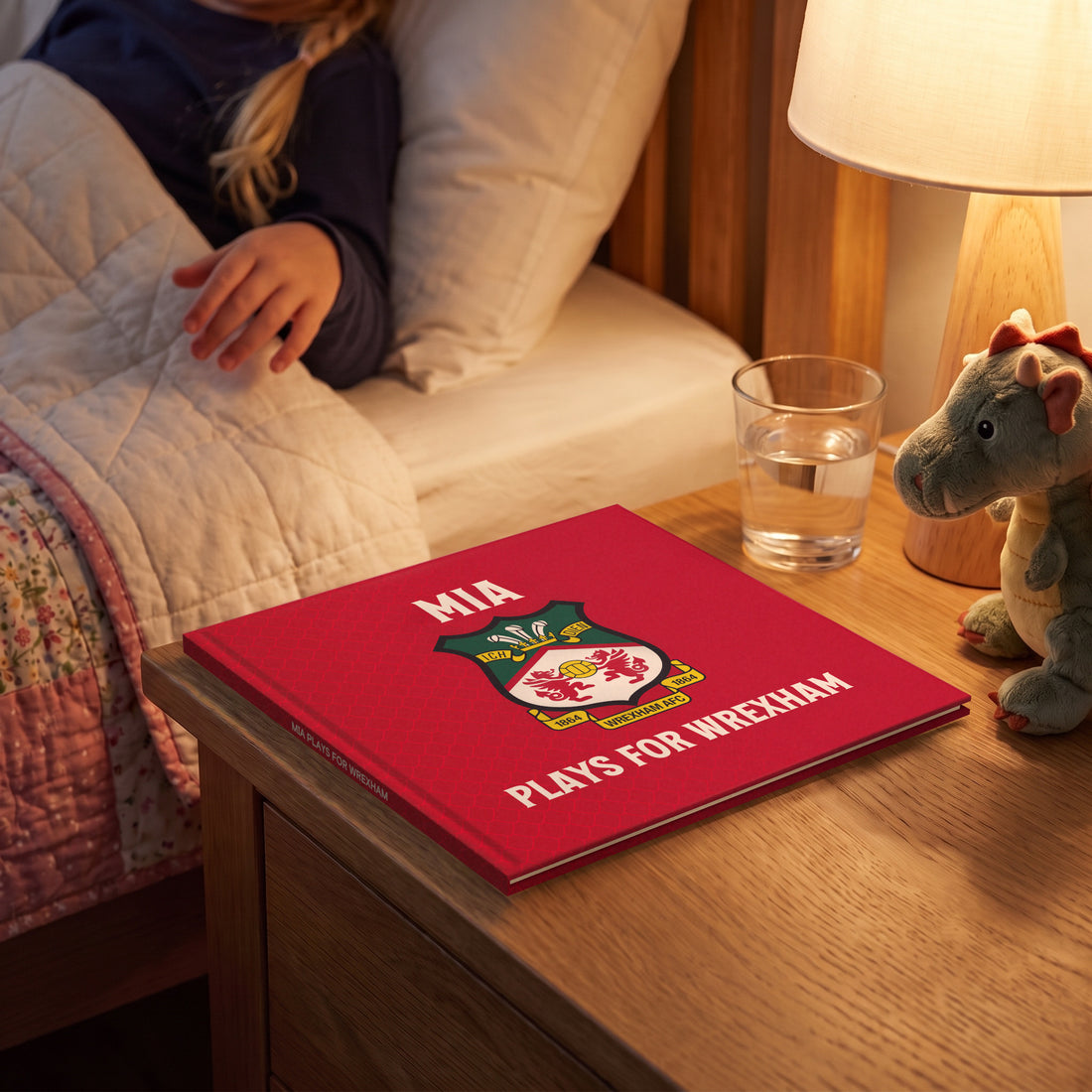 The Only Officially Licensed Wrexham AFC Personalised Children’s Book — Bedtime favourite