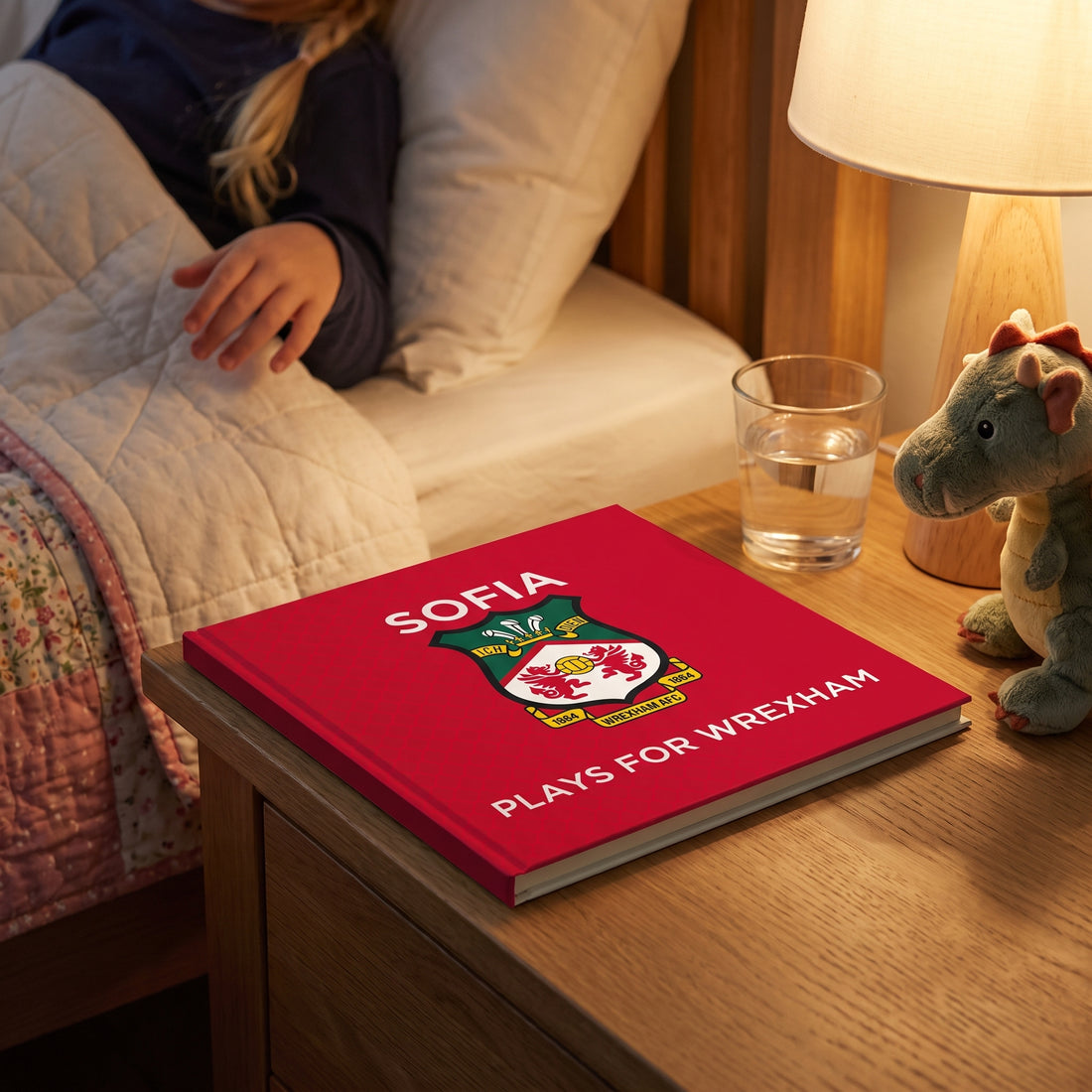 The Only Officially Licensed Wrexham AFC Personalised Children’s Book — Bedtime favourite
