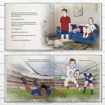 Personalised Official England Rugby Book